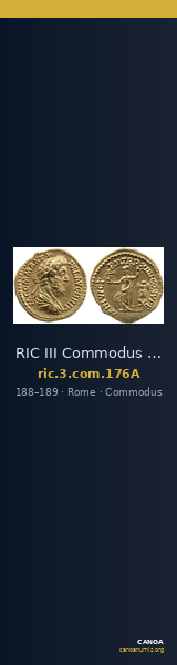 RIC III Commodus 176A — CANOA