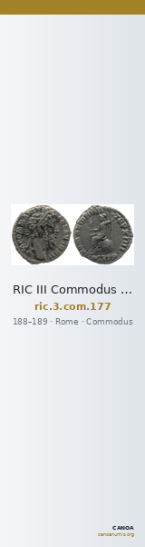 RIC III Commodus 177 — CANOA