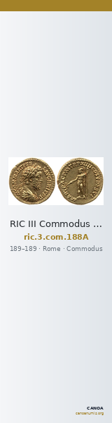 RIC III Commodus 188A — CANOA