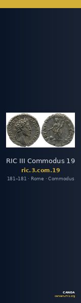 RIC III Commodus 19 — CANOA