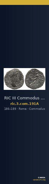 RIC III Commodus 191A — CANOA