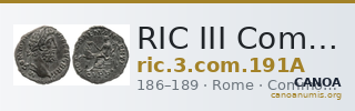 RIC III Commodus 191A — CANOA