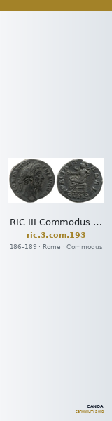 RIC III Commodus 193 — CANOA