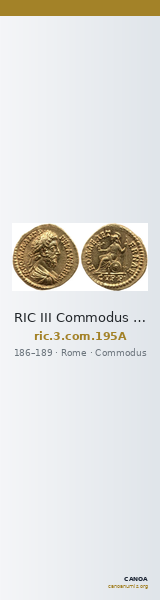 RIC III Commodus 195A — CANOA