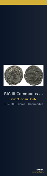 RIC III Commodus 196 — CANOA