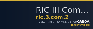 RIC III Commodus 2 — CANOA