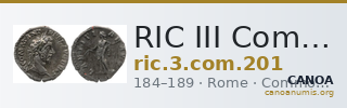 RIC III Commodus 201 — CANOA