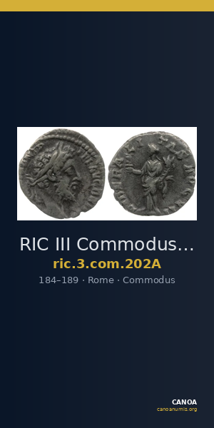 RIC III Commodus 202A — CANOA