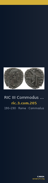 RIC III Commodus 205 — CANOA
