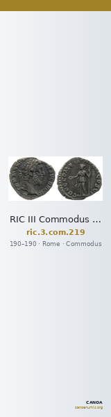 RIC III Commodus 219 — CANOA
