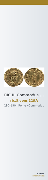 RIC III Commodus 219A — CANOA
