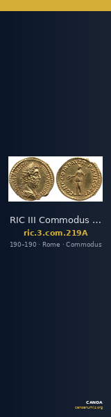 RIC III Commodus 219A — CANOA