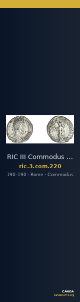 RIC III Commodus 220 — CANOA