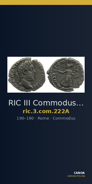 RIC III Commodus 222A — CANOA
