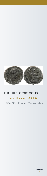 RIC III Commodus 223A — CANOA