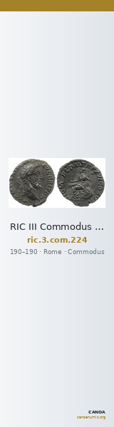 RIC III Commodus 224 — CANOA