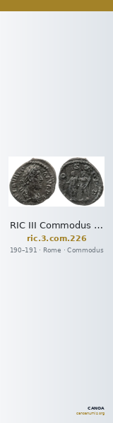 RIC III Commodus 226 — CANOA