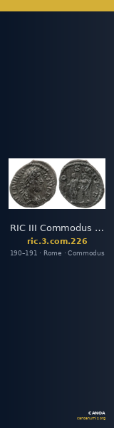 RIC III Commodus 226 — CANOA