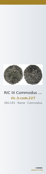 RIC III Commodus 227 — CANOA