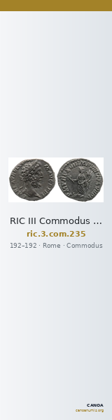 RIC III Commodus 235 — CANOA