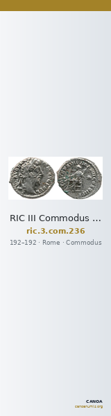 RIC III Commodus 236 — CANOA
