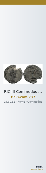 RIC III Commodus 237 — CANOA