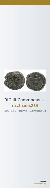 RIC III Commodus 239 — CANOA