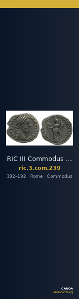 RIC III Commodus 239 — CANOA
