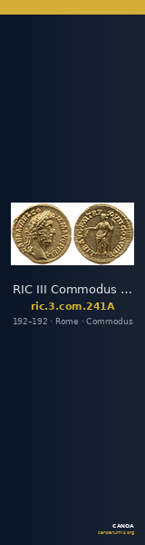 RIC III Commodus 241A — CANOA
