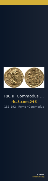 RIC III Commodus 246 — CANOA