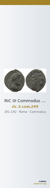 RIC III Commodus 249 — CANOA