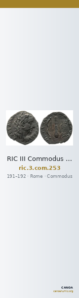 RIC III Commodus 253 — CANOA