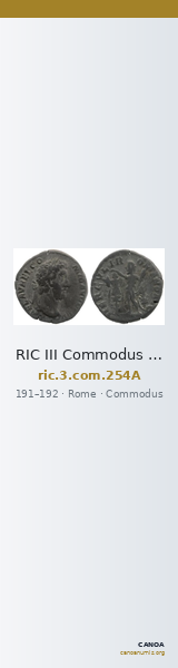 RIC III Commodus 254A — CANOA