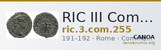 RIC III Commodus 255 — CANOA