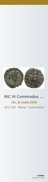 RIC III Commodus 260 — CANOA