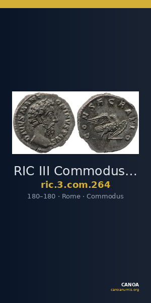 RIC III Commodus 264 — CANOA