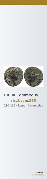 RIC III Commodus 265 — CANOA