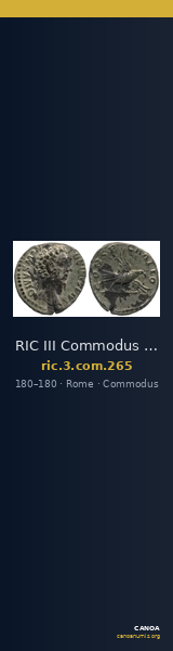 RIC III Commodus 265 — CANOA