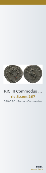 RIC III Commodus 267 — CANOA