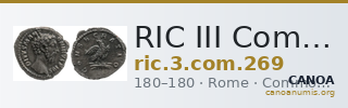 RIC III Commodus 269 — CANOA