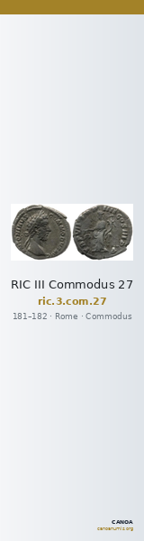 RIC III Commodus 27 — CANOA