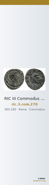 RIC III Commodus 270 — CANOA