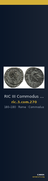 RIC III Commodus 270 — CANOA