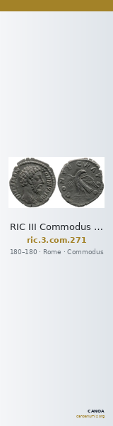 RIC III Commodus 271 — CANOA