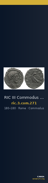 RIC III Commodus 271 — CANOA