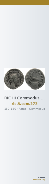 RIC III Commodus 272 — CANOA