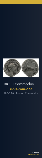 RIC III Commodus 272 — CANOA