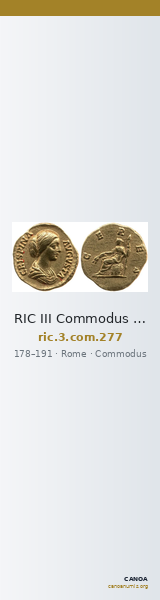 RIC III Commodus 277 — CANOA