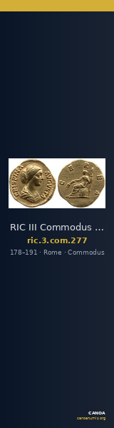 RIC III Commodus 277 — CANOA