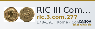 RIC III Commodus 277 — CANOA